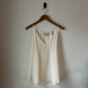 LOFT Petites Tank with Button Front